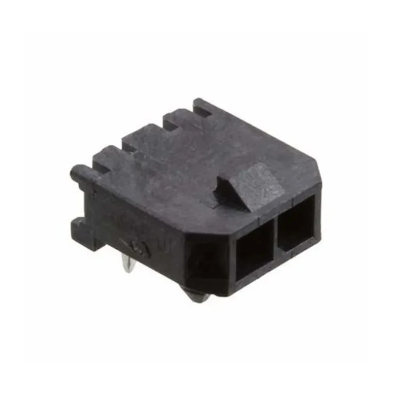 Molex Micro-Fit 3.0 Series Right Angle Through Hole PCB Header, 2 Contacts, 3 mm Pitch, 1 Row, Shrouded 436500201