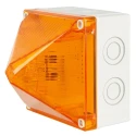 Moflash Amber Xenon Beacon Flashing, Surface Mount, Polycarbonate, 230V AC, IP66/IP67 X700-22-01