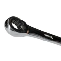 RS PRO Combination Ratchet Spanner 10 mm Chrome Vanadium Steel, Chrome Finish, 160 mm Overall Length, Height Safe 144-7959