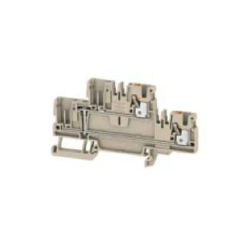 Weidmüller DIN Rail Terminal Block, Beige, 2.5mm², 2-Level, Push-In, 800V 24A 1548140000
