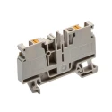 Weidmüller DIN Rail Terminal Block, 6mm², 1-Level, Push-in, 800V, Dark Beige 2051180000