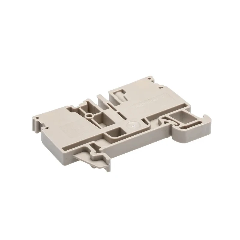 Weidmüller DIN Rail Terminal Block, 6mm², 1-Level, Push-in, 800V, Dark Beige 2051180000