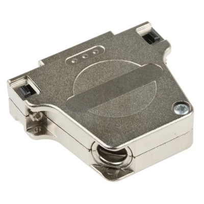 Phoenix Contact DSSC Series Die Cast Zinc Right Angle D-Sub Backshell, 25 Way Strain Relief 1419728