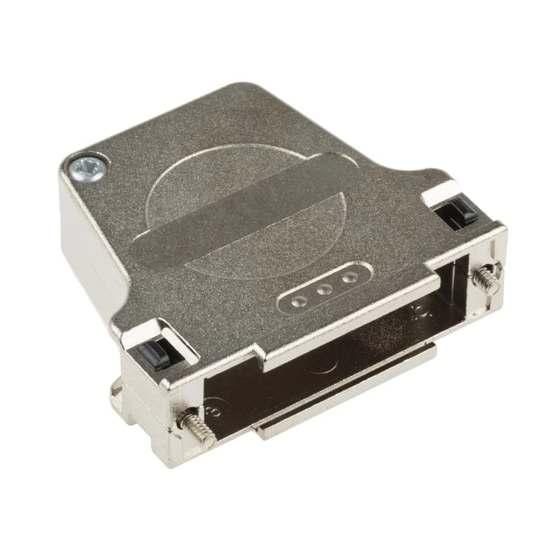 Phoenix Contact DSSC Series Die Cast Zinc Right Angle D-Sub Backshell, 25 Way Strain Relief 1419728