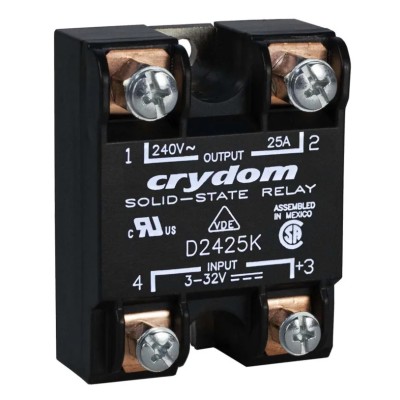 Crydom 1 Series Solid State Relay 10A 280V DC Load Panel Mount 32V DC Control D2410K