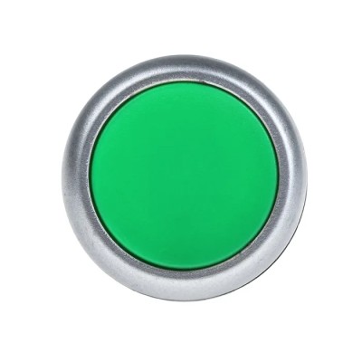 RS PRO Panel Mount Push Button Switch 22 mm Cutout Green Momentary SPDT IP65 145-0615