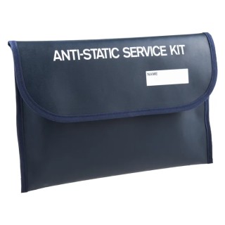 RS PRO ESD Field Kit 0.5m, Blue Heavy Duty Mat with 2 Pockets and 2 x 10 mm Studs 145-2122