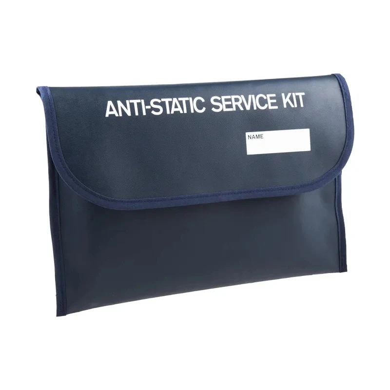 RS PRO ESD Field Kit 0.5m, Blue Heavy Duty Mat with 2 Pockets and 2 x 10 mm Studs 145-2122