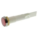 Arcolectric (Bulgin) Ltd 0275 Series Red Panel Mount Indicator 12V Solder Tab IP67 Flush Bezel C027500FAN