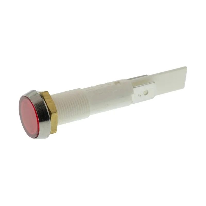 Arcolectric (Bulgin) Ltd 0275 Series Red Panel Mount Indicator 12V Solder Tab IP67 Flush Bezel C027500FAN