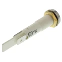 Arcolectric (Bulgin) Ltd 0275 Series Red Panel Mount Indicator 12V Solder Tab IP67 Flush Bezel C027500FAN
