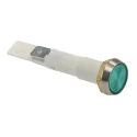 Arcolectric (Bulgin) Ltd Green Panel Mount Indicator 12V 37mA IP67 Flush Solder Tab C027500FAO