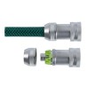 Nito Brass Hose Connector 0.5 Inch ID, Coupler Type, 25 Bar, 1/2 Inch Connection, 80°C Max, 5950LA3