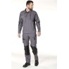 Molinel DYNAMIC FIT Unisex Work Trouser, Grey, 48 in Waist, 32 in Leg, Cotton-Polyester DYNPNH22PGCON/ T48