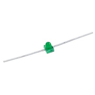 Broadcom Green Subminiature LED Through Hole 2.1V, 30mA, HLMP-6500