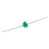Broadcom Green Subminiature LED Through Hole 2.1V, 30mA, HLMP-6500