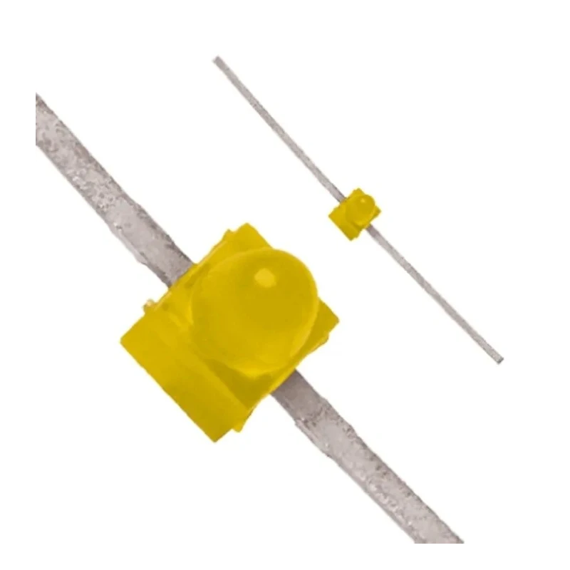 Broadcom Subminiature Yellow LED, 2V, 20mA, Through Hole, HLMP-6400