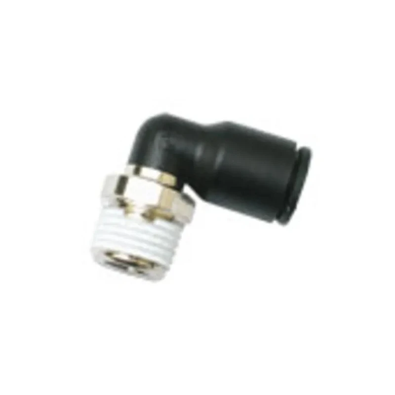 Legris LF3000 Series Pneumatic Male Fitting, 3/8 in R Thread, Nylon, Push-in Tube, 6mm, 80°C, Nickel Finish 