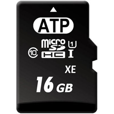 ATP Industrial Grade MicroSDHC Memory Card 16GB, UHS-1 U1, Class 10 AF16GUD3A-WAAIX