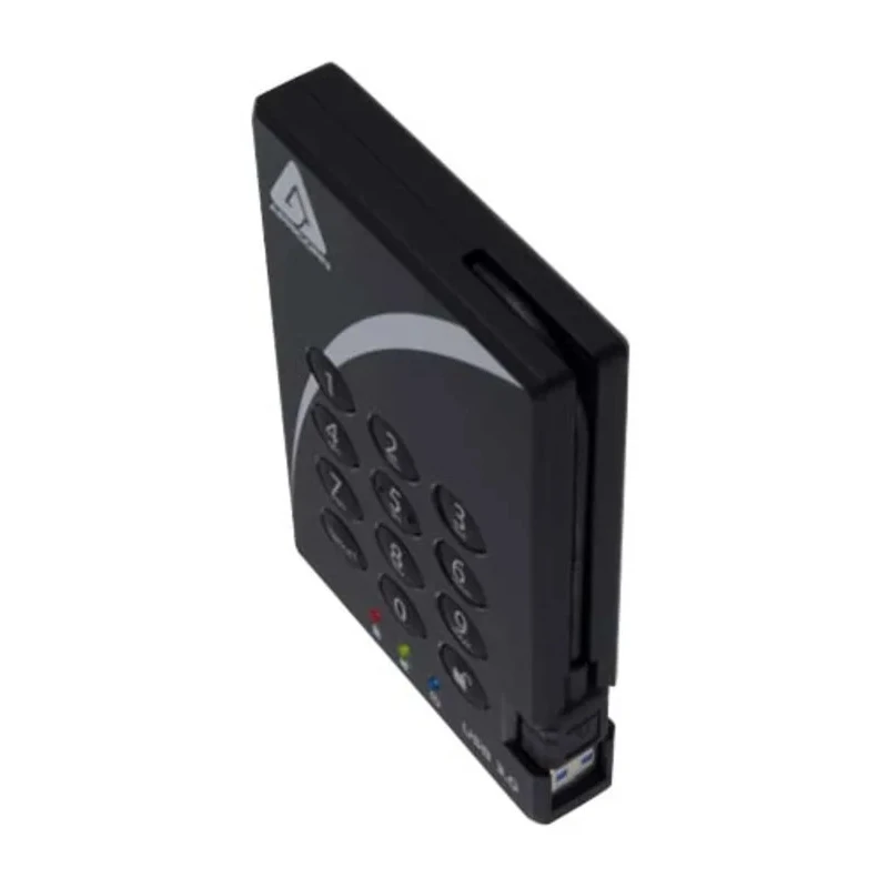 Apricorn Aegis Bio 3 Portable 1TB External Hard Drive AES-256 USB 3.0 Self-Destruct A25-3PL256-1000