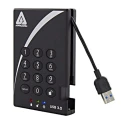 Apricorn Aegis Bio 3 Portable 1TB External Hard Drive AES-256 USB 3.0 Self-Destruct A25-3PL256-1000