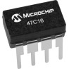 Microchip EERAM 16kB, 47C16-I/P, DIP, Through-Hole, 1MHz, 8-Pin, Synchronous SRAM with EEPROM Backup