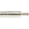 HARTING 4 mm HAN Modular Female Pneumatic Contact for Heavy Duty Power Connector, Brass, Straight Contact 09140006404