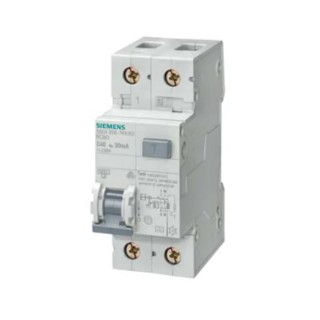 Siemens Residual Current Circuit Breaker with Overload Protection, 32A, 2-Pole, 30 mA Trip Sensitivity, Type 5SU1356-6KK32