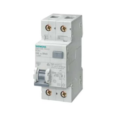 Siemens Residual Current Circuit Breaker with Overload Protection, 32A, 2-Pole, 30 mA Trip Sensitivity, Type 5SU1356-6KK32