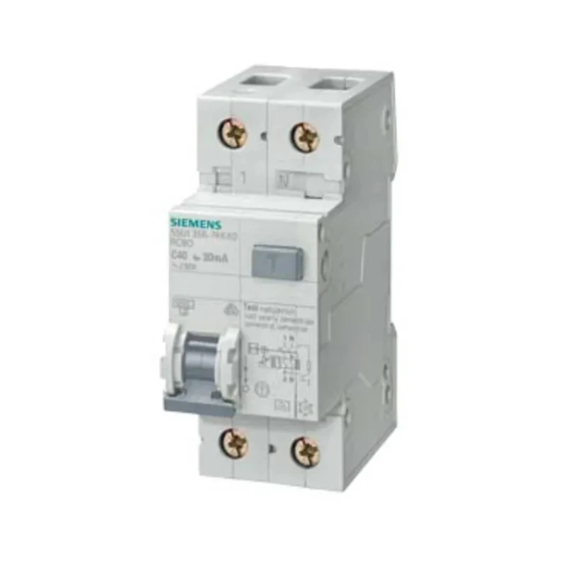 Siemens Residual Current Circuit Breaker with Overload Protection, 32A, 2-Pole, 30 mA Trip Sensitivity, Type 5SU1356-6KK32