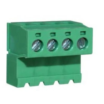 RS PRO Pluggable Terminal Block 4-Contact 5.08 mm Pitch 1 Row 15A 300V Polyamide Male Screw CTBP96HJ
