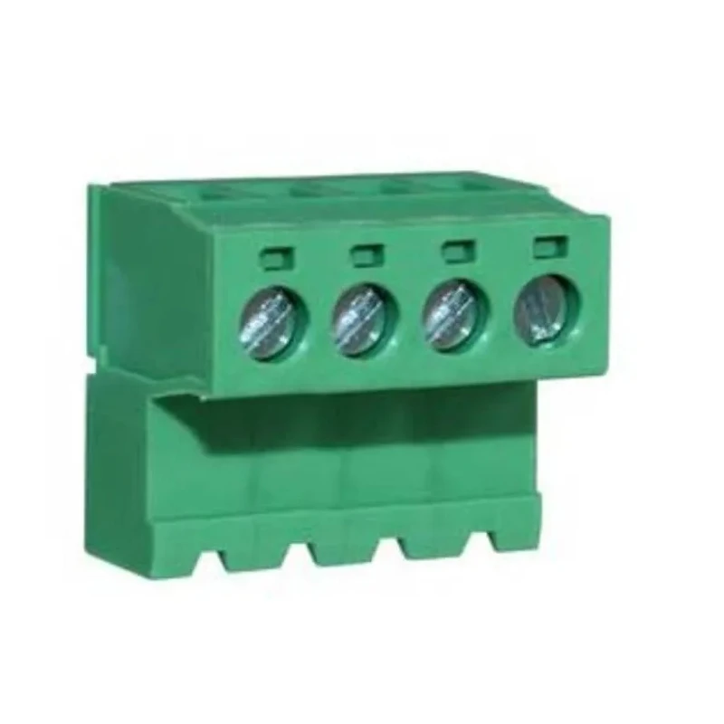 RS PRO Pluggable Terminal Block 4-Contact 5.08 mm Pitch 1 Row 15A 300V Polyamide Male Screw CTBP96HJ