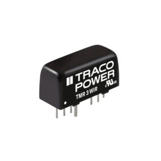 TRACOPOWER DC/DC Converter 5V DC, 300 mA, 75V DC Input, 18V Input, 3W Through Hole TMR 3-4821WIR