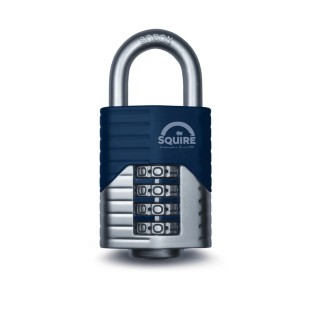 Squire Die Cast Weatherproof Combination Padlock, 50mm Body, 8mm Shackle, 4-Digit, RS VULCAN COMBI 50