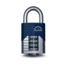 Squire Die Cast Weatherproof Combination Padlock, 50mm Body, 8mm Shackle, 4-Digit, RS VULCAN COMBI 50