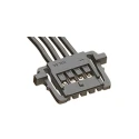 Molex 4 Way Female Picolock to 4 Way Female Picolock Wire to Board Cable, 300 mm, 150V, Black, Thermoplastic 15131-0403