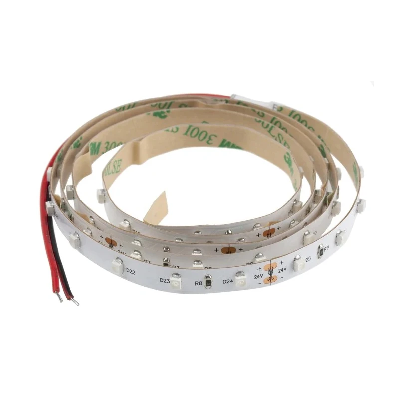 RS PRO 24V Green Flexible LED Strip, 1m Length, 8mm Width, 60 LEDs/m, IP20, 4.8W, 153-3648