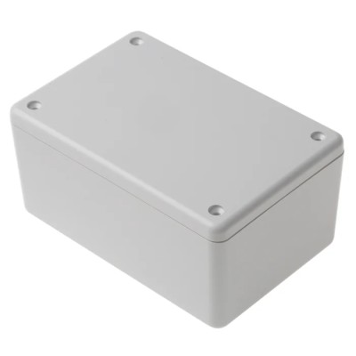 RS PRO 82 Series White ABS Electrical Enclosure, IP40, 105 mm x 70 mm x 50 mm, Shielded 153-3686