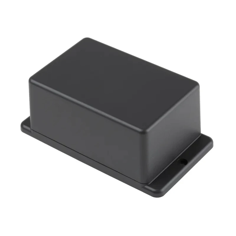 RS PRO Flanged 83 Series ABS Enclosure, Grey Lid, IP40, 127 x 70.6 x 50.5 mm, Model IP40