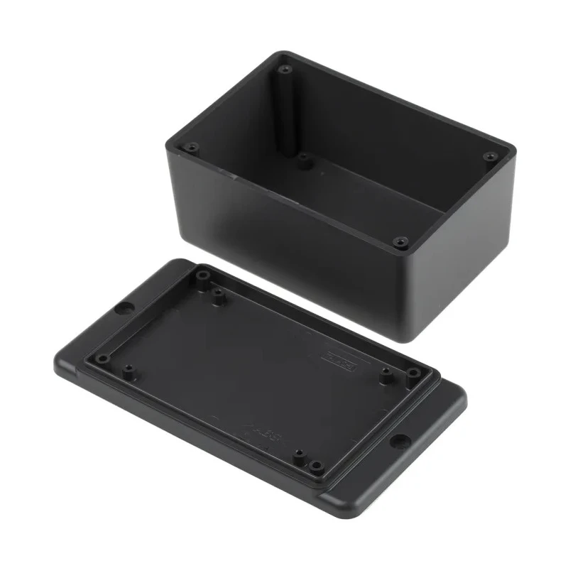 RS PRO Flanged 83 Series ABS Enclosure, Grey Lid, IP40, 127 x 70.6 x 50.5 mm, Model IP40