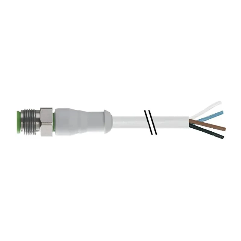 RS PRO 4-Way Straight Male to Unterminated Sensor Actuator Cable 5m, Stainless Steel, IP65/IP67, 250V AC 154-7742