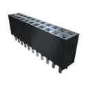 Samtec SSW Series PCB Socket 10-Contact 2 Row 2.54 mm Pitch Through Hole Solder Straight SSW-105-01-T-D