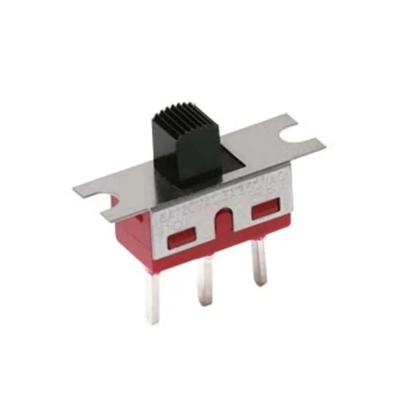 C & K Panel Slide Switch SPDT Latching, 6A, Panel Mount, Nylon Actuator, 250V AC, 28V DC, 1000 Series 1101M1S3ZQE3