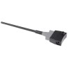 Hirschmann Test & Measurement Black Grabber Clip 4 mm Tip, 60V DC, 4A, Polypropylene Insulation, Steel Contact, 973053100