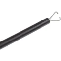 Hirschmann Test & Measurement Black Grabber Clip 4 mm Tip, 60V DC, 4A, Polypropylene Insulation, Steel Contact, 973053100