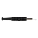 Staubli Black Female Banana Socket , 2 mm Screw Termination, 60V DC, 6A, Tin Plating 930320100