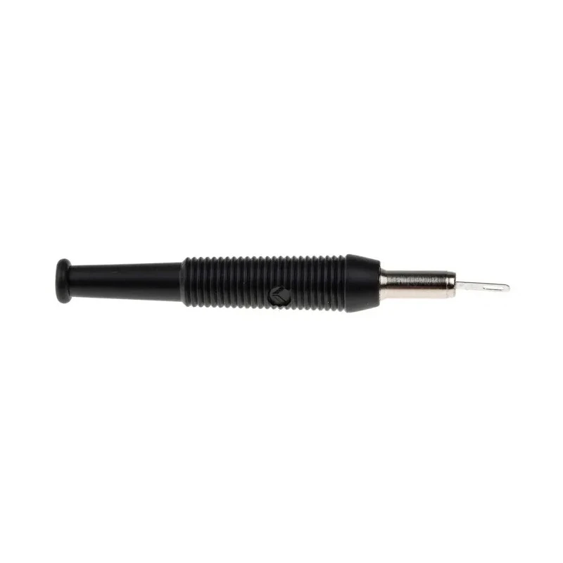 Staubli Black Female Banana Socket , 2 mm Screw Termination, 60V DC, 6A, Tin Plating 930320100