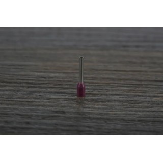 RS PRO Insulated Crimp Bootlace Ferrule Violet 8mm Pin Length, 1.1mm Pin Diameter, 24 AWG, Nylon Collar 157-1216