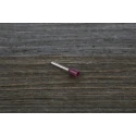 RS PRO Insulated Crimp Bootlace Ferrule Violet 8mm Pin Length, 1.1mm Pin Diameter, 24 AWG, Nylon Collar 157-1216