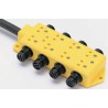 Brad from Molex Sensor Box, 120115 Series, 5 m Cable, 4/8 Ports, M12 Sockets, IP68, 1201150003